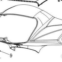 Copri manubrio frontale Peugeot Tweet 125 bronzo