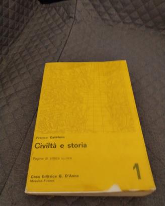 Libro vintage Civiltà e storia