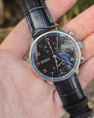 Iwc portoghese black dial 41mm Card 2017
