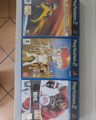 lotto 3 giochi PS2 