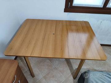 Tavolo allungabile 100x100/100x138cm h77