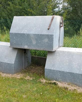 Contenitori in ferro zincato