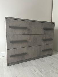 Set camera da letto - cassettiera+coppia comodini