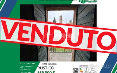 INTERO STABILE CON CANTINE A TREZZO SULL' ADDA!!