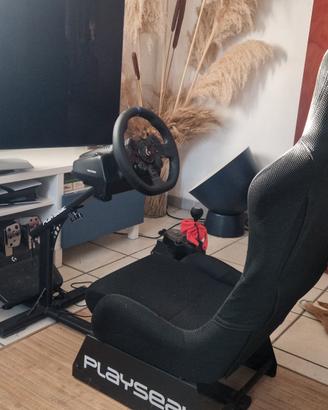 postazione playseat evolution + volante  g923 