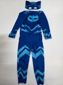 Vestito Carnevale Gatto Blu Maschera