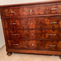 Comò antico in radica – 4 cassetti