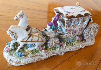 Carrozza Luigi Fabris Porcellana Anni '40