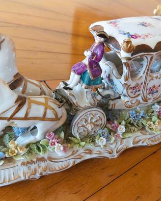 Carrozza Luigi Fabris Porcellana Anni '40