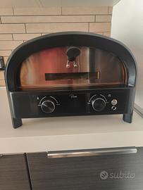 Forno pizza 500°C pietra rotante 2400W + pala