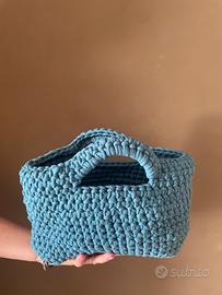 Borsa in fettuccia cotone handmade