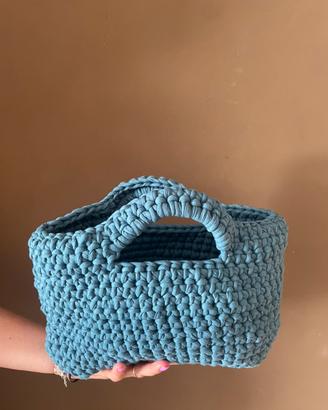 Borsa in fettuccia cotone handmade