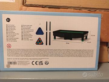 biliardo in miniatura 