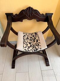 Sedia Papale D’epoca  ristrutturata