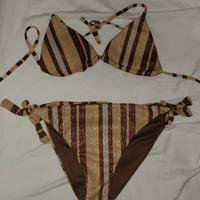 Bikini Calzedonia (marrone/oro)
