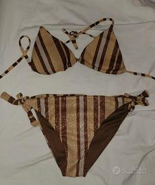 Bikini Calzedonia (marrone/oro)