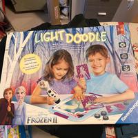 Gioco bambina lavagna luminosa