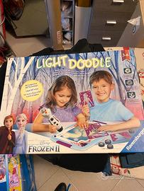 Gioco bambina lavagna luminosa