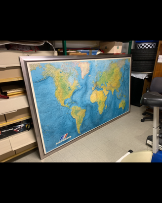 MAPPA AIR FRANCE VINTAGE