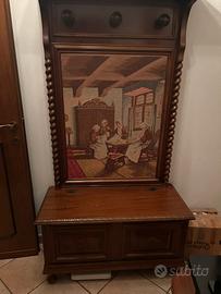 Cassapanca e appendiabiti