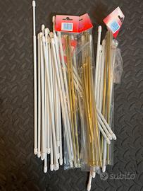 Bacchette per tende in ottone