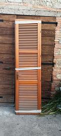 Porta persiana in legno da esterno 