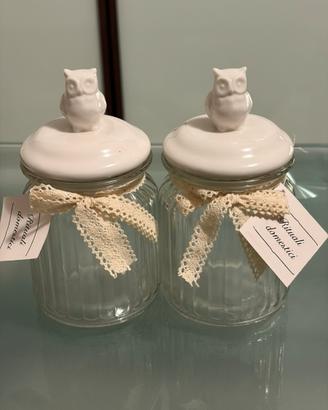 Coppia Barattoli Rituali Domestici Nuovi