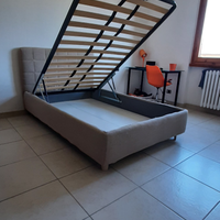 Letto una piazza e mezza con contenitore