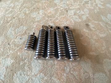 Kit pedaline cromate per Harley Davidson