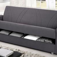 Divano letto grigio scuro