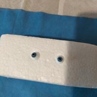 Coppia occhi in vetro soffiato per bambole 