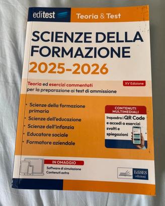 libro preparazione test d’ingresso