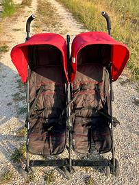 Passeggino doppio gemellare
