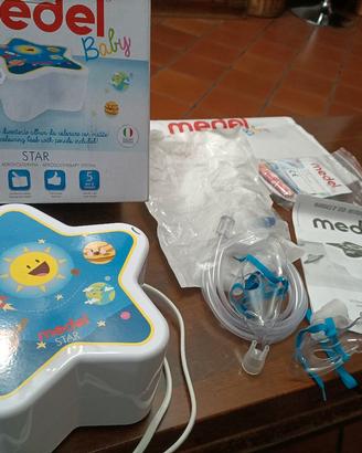 Aerosol Terapia Medel Baby Star nuovo