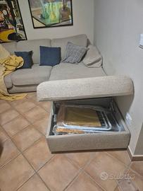 set divano più puff più poltrona 