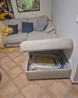 set divano più puff più poltrona 