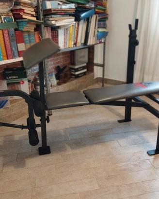 Panca inclinabile per bilancieri, leg e arm curl.