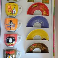 Set 6 tazze caffè Andrea Fontebasso con piatti