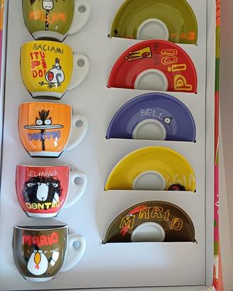 Set 6 tazze caffè Andrea Fontebasso con piatti