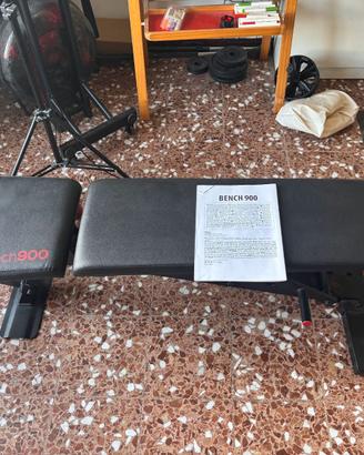 Panca palestra Decathlon Domyos Bench 900 regolabi