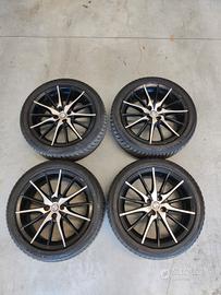 cerchi alfa romeo mito 17 gommati 