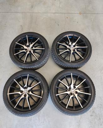 cerchi alfa romeo mito 17 gommati 