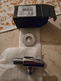 Presa acqua tonda cromo in ottone m1/2"  