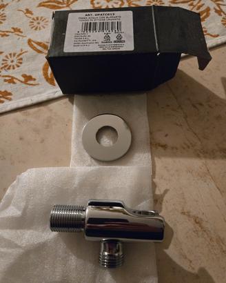 Presa acqua tonda cromo in ottone m1/2"  