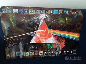 POSTER PINK FLOYD AUTOGRAFATO 