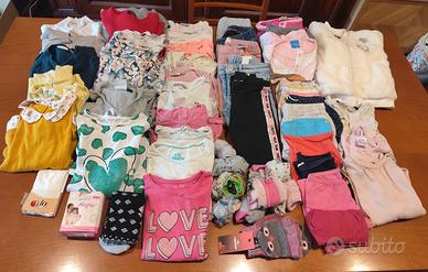 Lotto bimba 4-6anni estate-inverno 