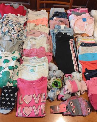 Lotto bimba 4-6anni estate-inverno 