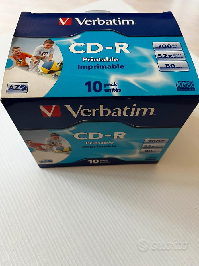 100 CD-R vergini Mediarange da 700MB, 80Min : : Informatica