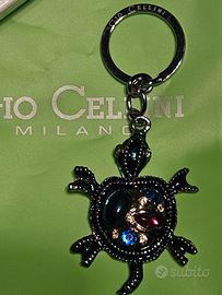 portachiavi tartaruga con pietre
