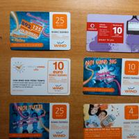 Collezionismo schede telefoniche gsm.